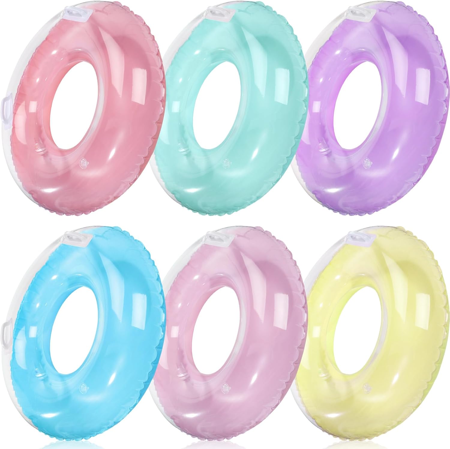 6er-Pack 33'' aufblasbare Pool – Pool Float Ring Inflatable Bewertung und Preis