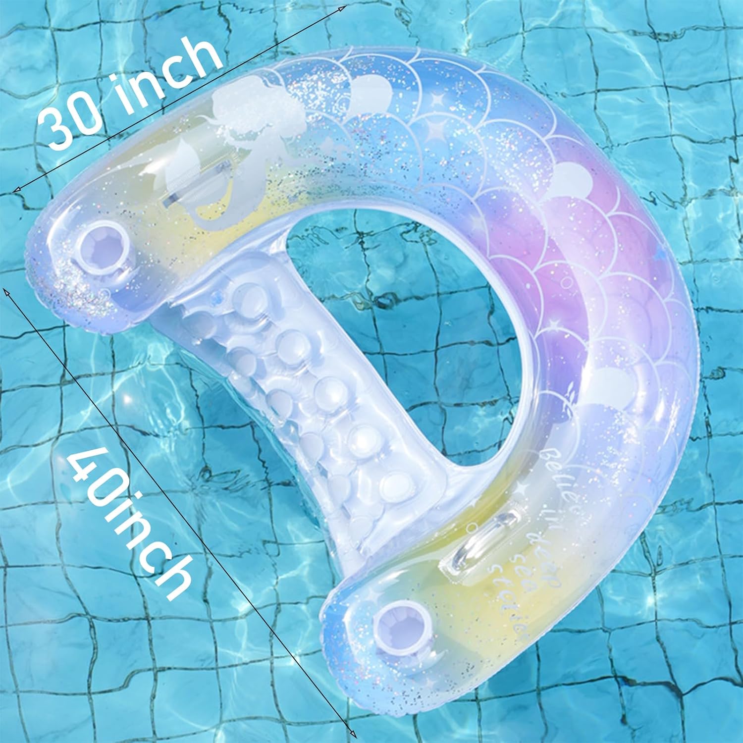 2 Stück Meerjungfrau-Poolschwi – Pool Float Ring Inflatable Bewertung und Preis