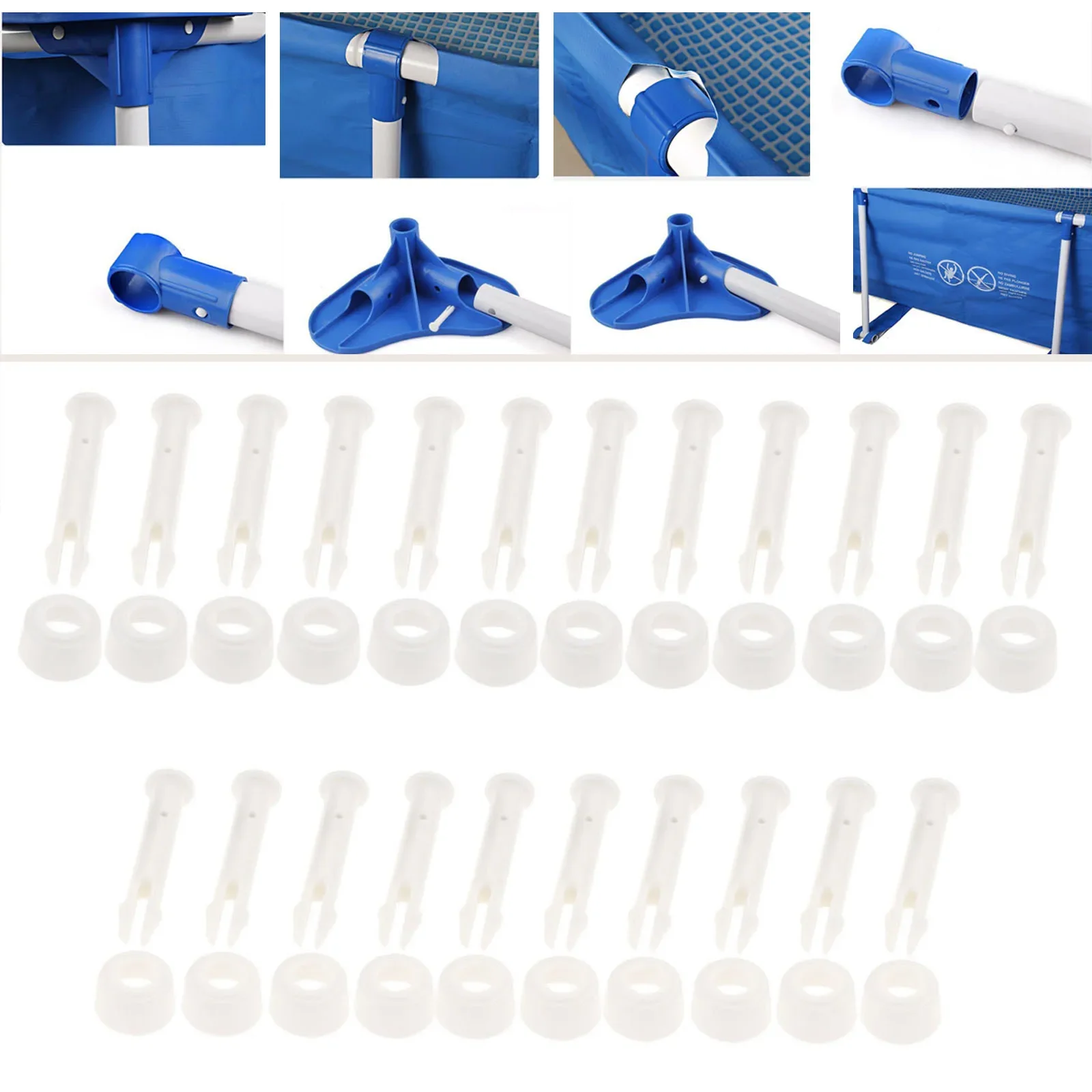 12 Stück Kunststoff-Pool-Verbi – Pool Ladder Above Ground Bewertung und Preis