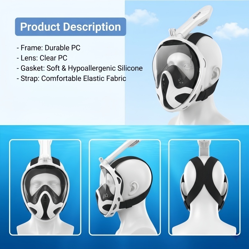 XIAOTREE Vollgesichts-Schnorch – Snorkel Mask Full Face Bewertung und Preis