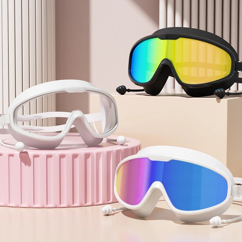 Schwimmbrille mit großem Rahme – Swim Goggles Anti Fog Uv Bewertung und Preis