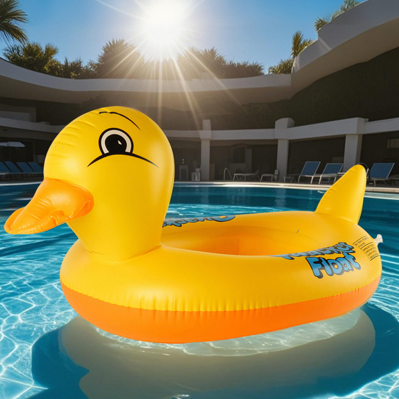1 x entenförmiger, verdickter, – Pool Float Ring Inflatable Bewertung und Preis