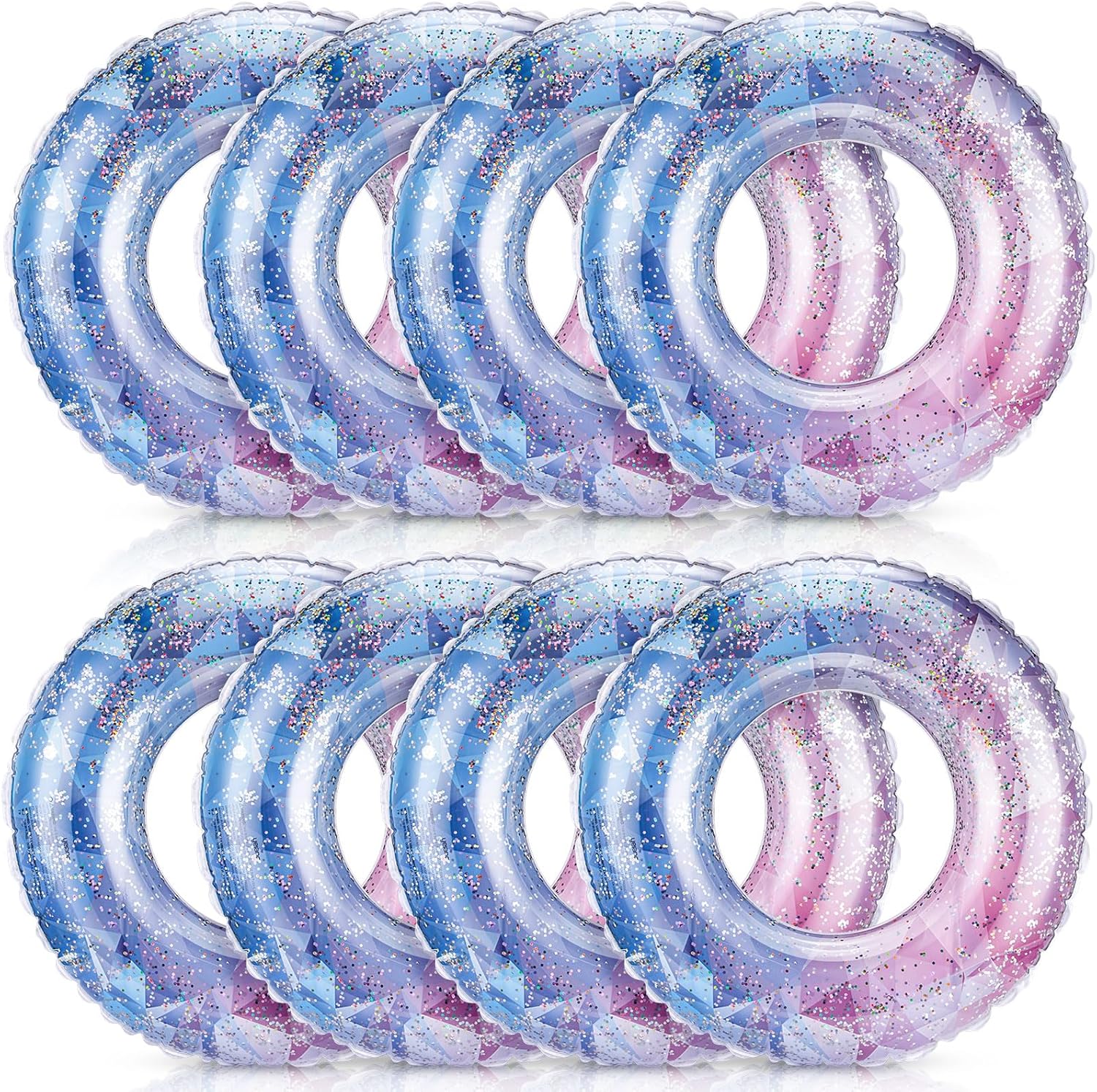 8-teiliges aufblasbares Pool-S – Pool Float Ring Inflatable Bewertung und Preis