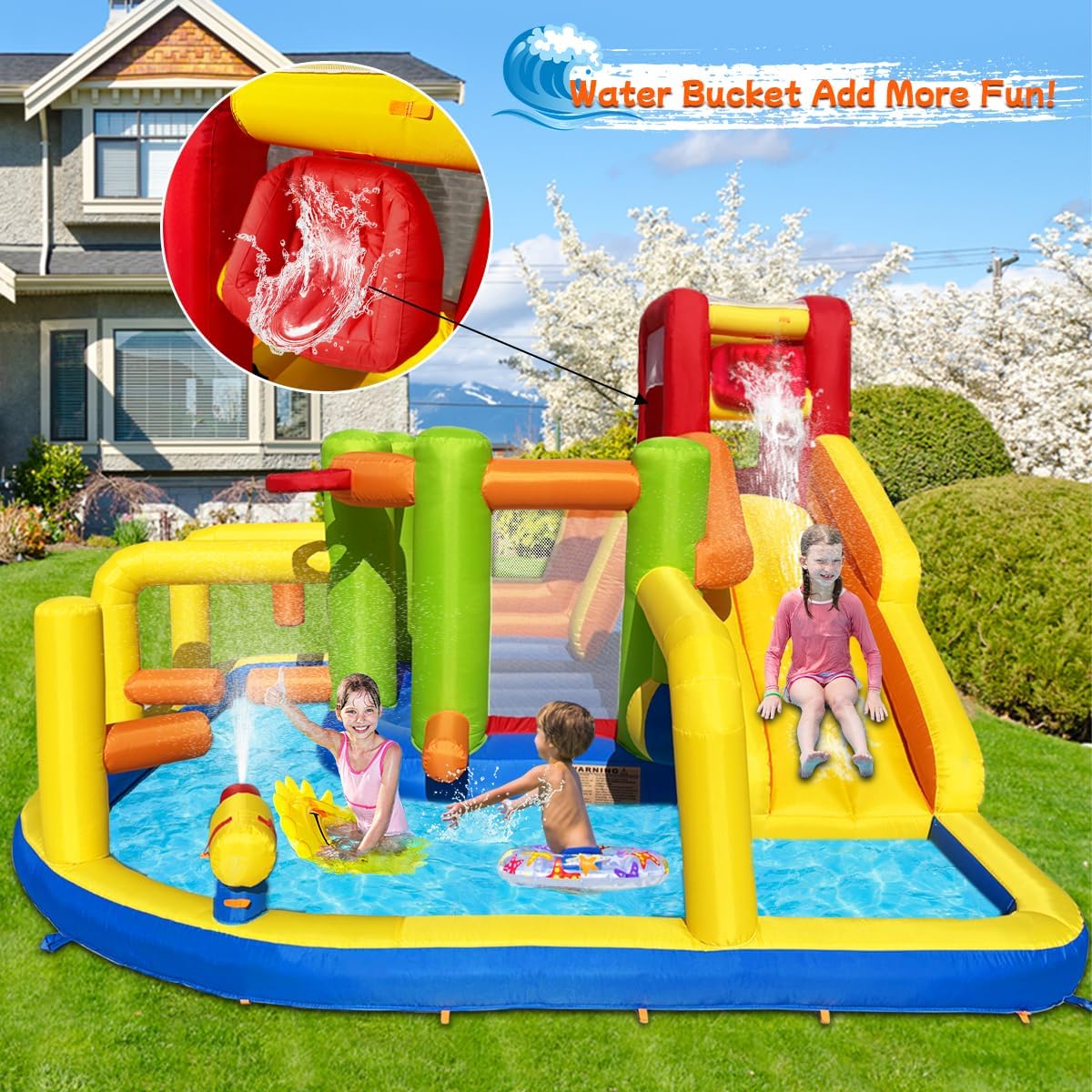 9-in-1 Aufblasbares Hindernisp – Water Slide Inflatable Bewertung und Preis