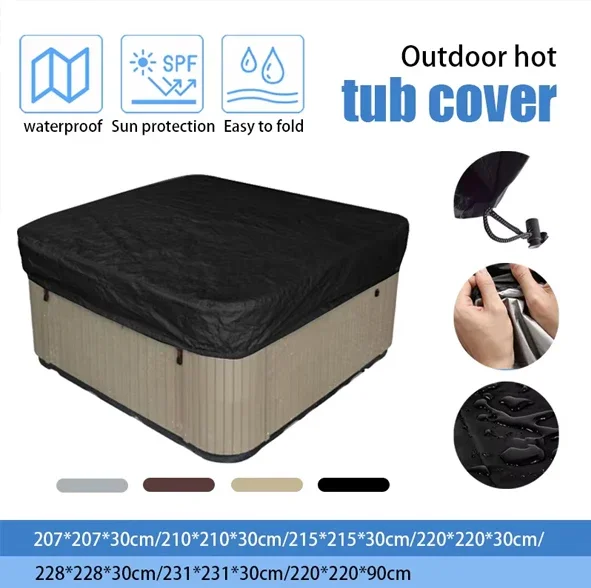 Spa-Whirlpool-Staubschutzabdec – Pool Cover Waterproof Bewertung und Preis